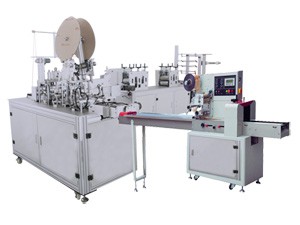 HD-0426 Automatic Production Line for 4 ply Earloop Mask with Packaging Unit